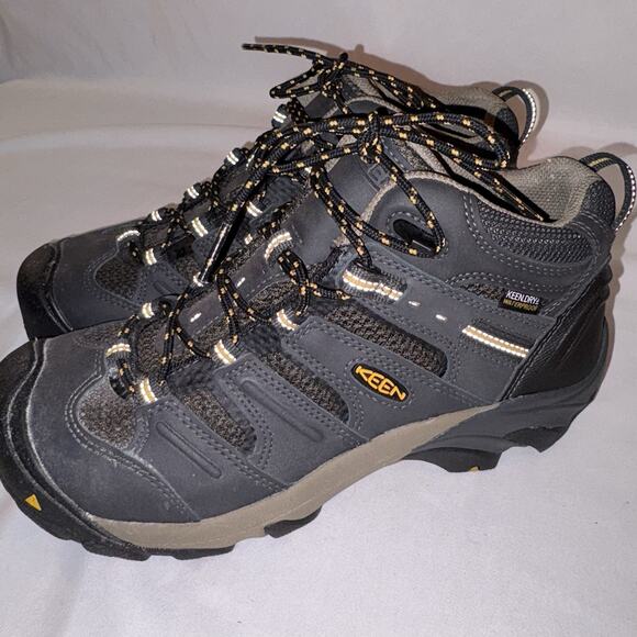 Keen Men’s Work Boots Size 10 Mens Lansing Mid Waterproof Steel Toe EUC - Picture 3 of 11
